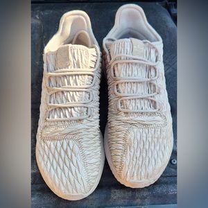 Men’s Adidas Tubular Shadow ‘Clear Brown’ Running Shoes Beige BB8820 EUC